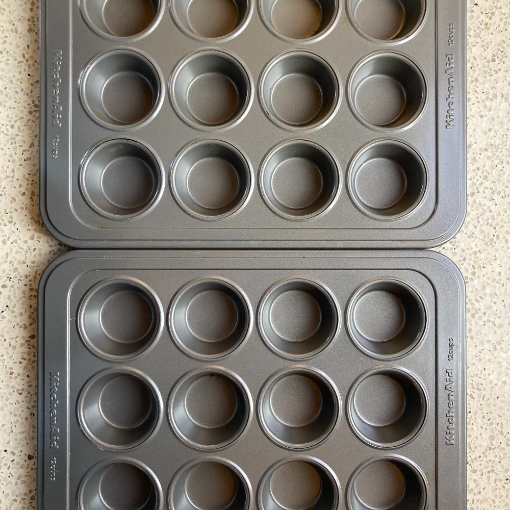 Set of 2 KitchenAid Mini Muffin Pans (12 cups)